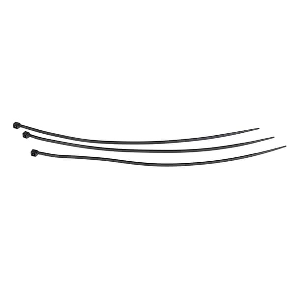 100 stk. Buntebånd Sykkel Nylon Auto Lås 3x200mm Zip Wire Stropp Multifunksjonell