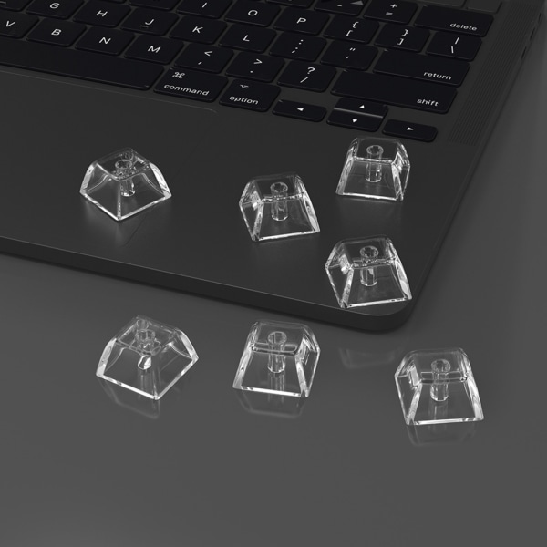 1U Transparent XDA Keycaps för Gamng Mechanical Keyboard 1U 1.4mm Tjocklek Förbättrar dina skrivupplevelser 8-1000PCS 50pcs