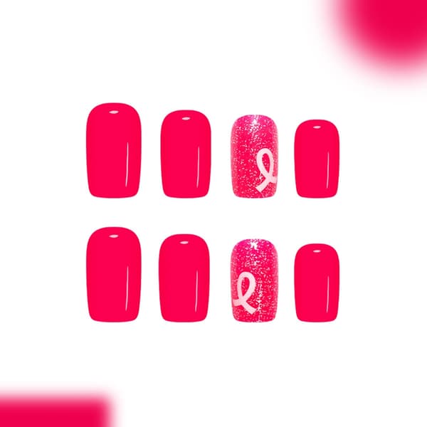 24 Stykker Fransk Manicure Negle Press On Tips Efterår Vinter Dekorationer