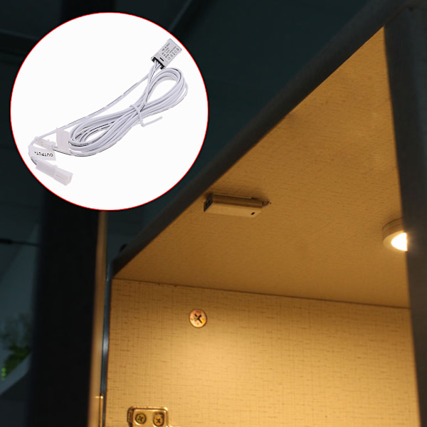 12V/24V Garderobsskåp Ljusbrytare Infraröd Dörrkontrollbrytare 5A 60W Sensor