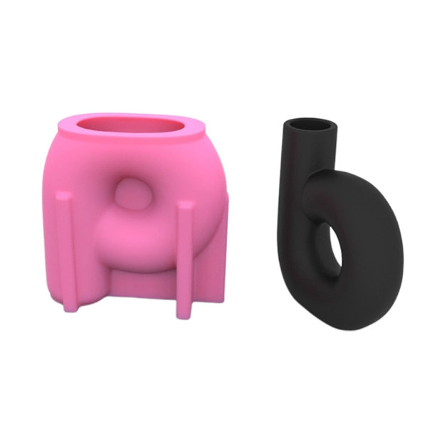 Vas Silikonform Blomvas Hartsformar Silikon för Liten Hög Vas Blomkruka för Att Göra DIY Hantverk Vas Heminredning