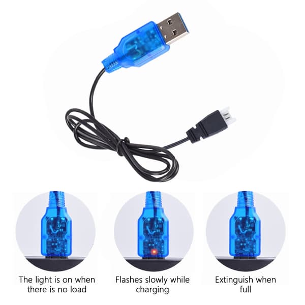 Högpresterande 3,7V MX2.0-2Pin Plug Batteriladdare för Flygplan