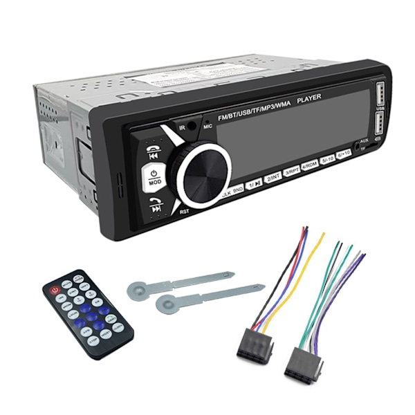Bilradio 1 Din MP3-afspiller FM Aux-indgang USB Universal Musikafspiller Autoradio