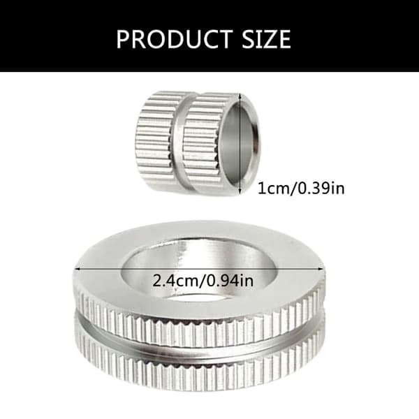 Musehjul i rustfritt stål egnet for MX 2S glatt hoved-/sidehjul Mouse Wheel