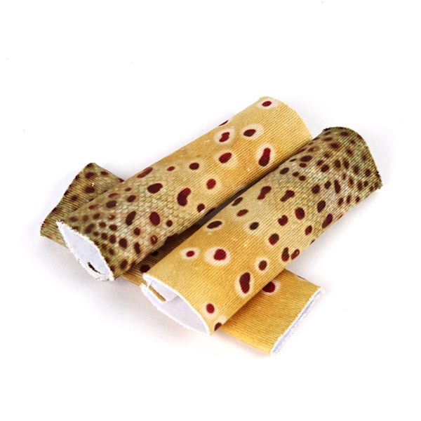 3 st Fisketillbehör Användbart handredskap Flugfiske Avisoleringsskydd Anti-skrapa Fingerskydd Sleeve Light Brown