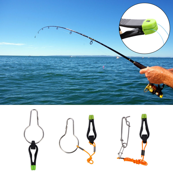 Power Grips Board Release Snap Clip Power Grips Plus Downrigger Line Release Stacker Clips för brädfiske C