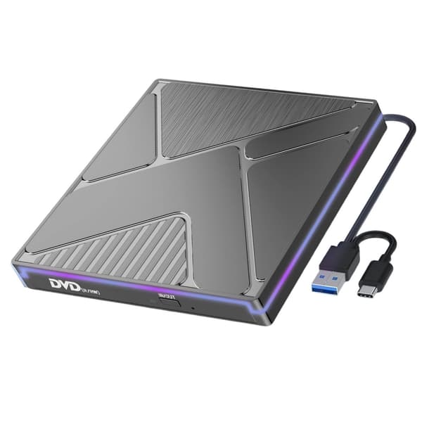 Extern Diskbrännare USB3.0 Bränner Snabbt För Stationära Bärbara Datorer