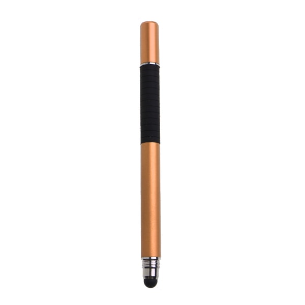 Kapacitiv Stylus Pen Disc & Silikon för Head 2 in 1 Högkänslighet och Precision Universal för pekskärmar Ritning Gold