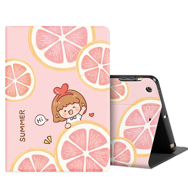 Tablet Etui Cover Anti-Skrid Gummi Pad Fuld Dækning Beskyttelse Auto Væk/Sleep Funktion til Air1/2 Model 9.7 Tommer