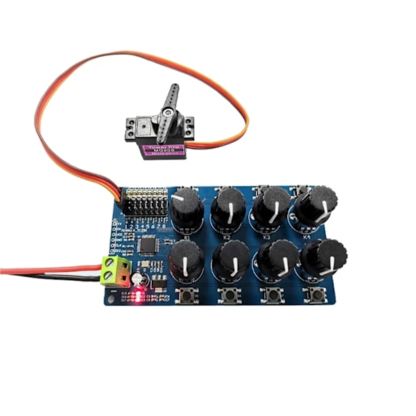 8-kanals Servostyring Debugging Boards med Strømsignalindikatorer