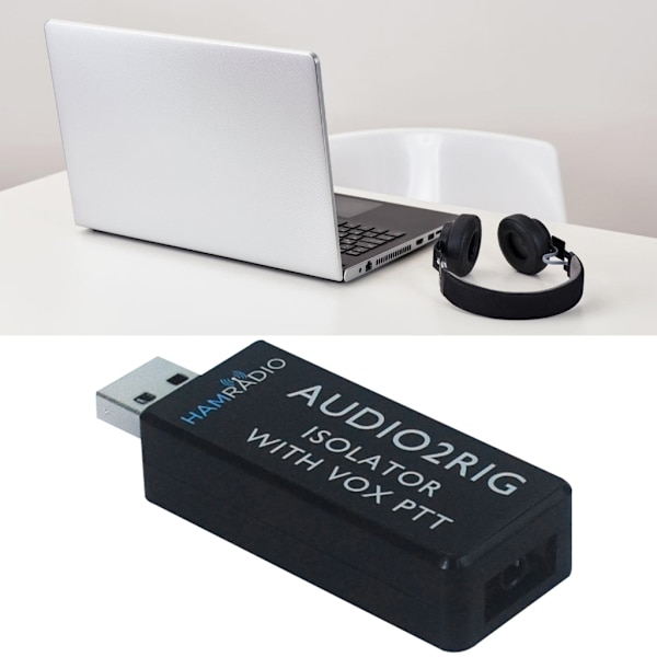 AUDIO2RIG ISOLATOR Lydkort USB Lydadapter til PC'er og Bærbare Computere Enhan