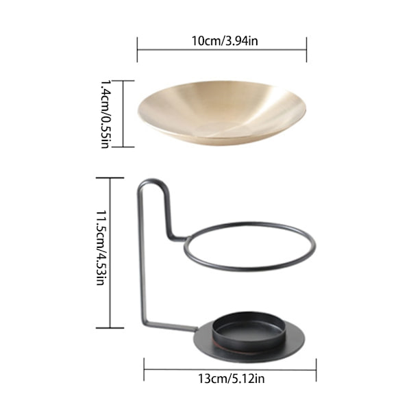 Æterisk oliebrænder Voks Smeltebrænder Aromaterapi Lys Tealight Holder