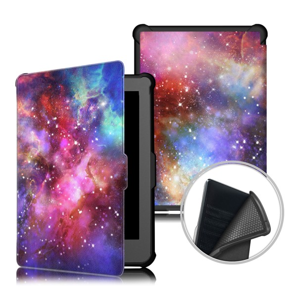 e-bok för Smart Cover för Case För Kobo Clara Clear Ultra Slim TPU Läder Skyddsfodral Flerfärgad White