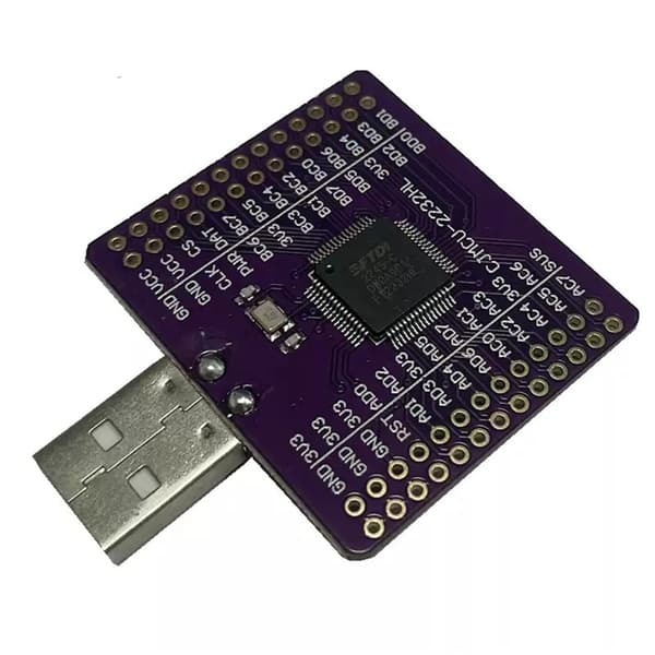 MCU-2232 FT2232HL USB til /RS232/UART/FIFO/SPI/I2C Konverteringsmodul