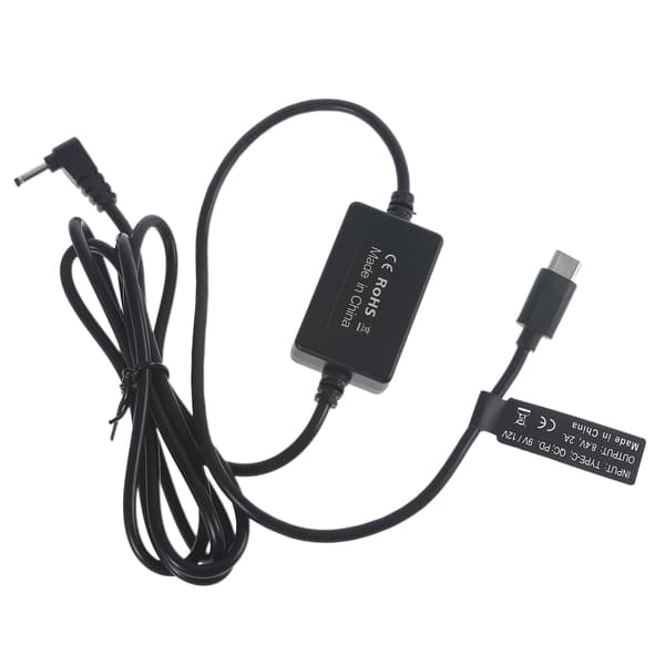 USB C Type C 12V PD til 8.4V 3.0x1.1mm Strømkabel for Sykkel LED-lys Lampe