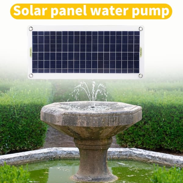 100W Solcellsdriven Vattenpump för Dammar Trädgårdar med Energilagringsbox