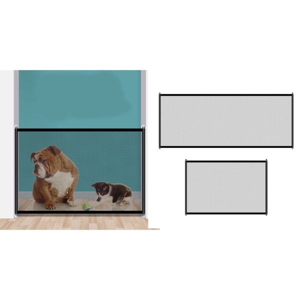 Portabel hundstängselport med enkel installation Bekväm husdjursbarriär för små hundar för inomhus- och utomhuscamping S