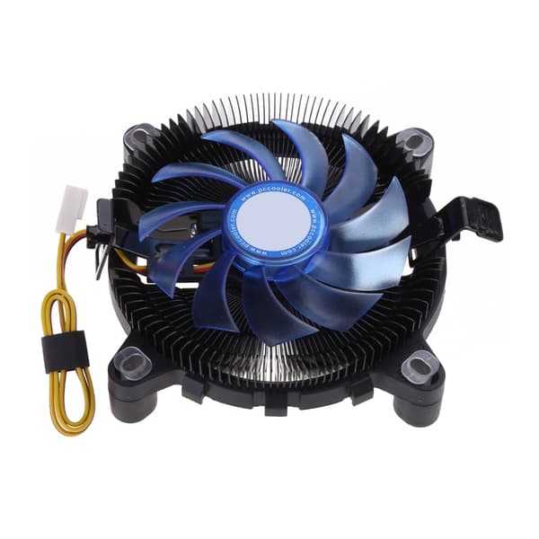 E86 CPU-køler Stille PWM-køleventilator Varmerør Ultratynd CPU-luftkøler 1U