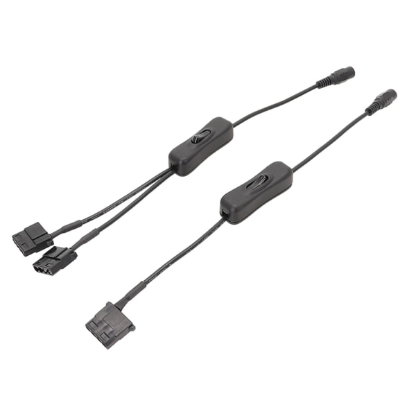 32cm DC5,5x2,1mm Plug to 4Pin för Molex datorfläkt Power Anslut datorfläkten till extern power One to one