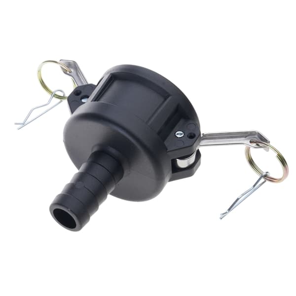 IBC-tankadapter konverterer 2 tommer han til 1 tommer haveslangetilslutning