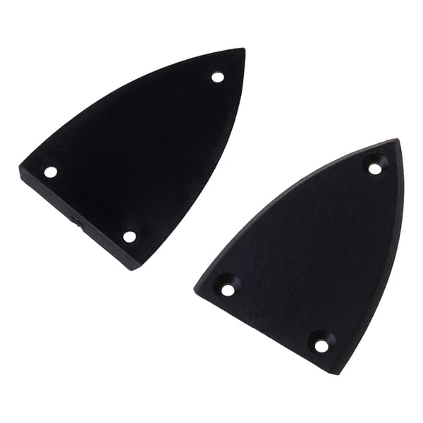 2st Svarta Truss Rod Cover Skruvar För Gitarr 3 Hål Gitarrdelar Tillbehör Nya