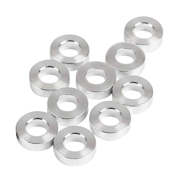 10 stk. 3D-printer Sølv Flat Skive Erstatning Aluminium Flat Skive Spacer