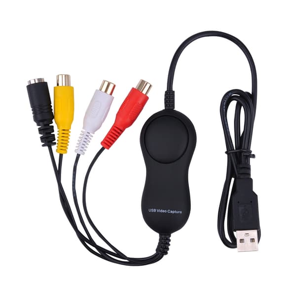 USB2.0 Video Capture Card Konverterer Analogt til Digitalt for VHS-kameraer 480p
