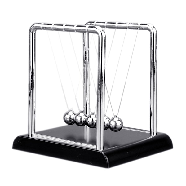 Newtons vagga Fidget Skrivbordsleksak Balansboll Energiprincip Display Metall Kraftig Ångestleksak Kontorsinredning