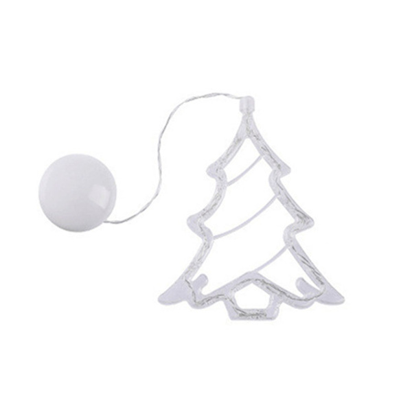 Fönster hängande ljus Holiday Juldekoration ljus inomhus utomhus fönster Snowflake