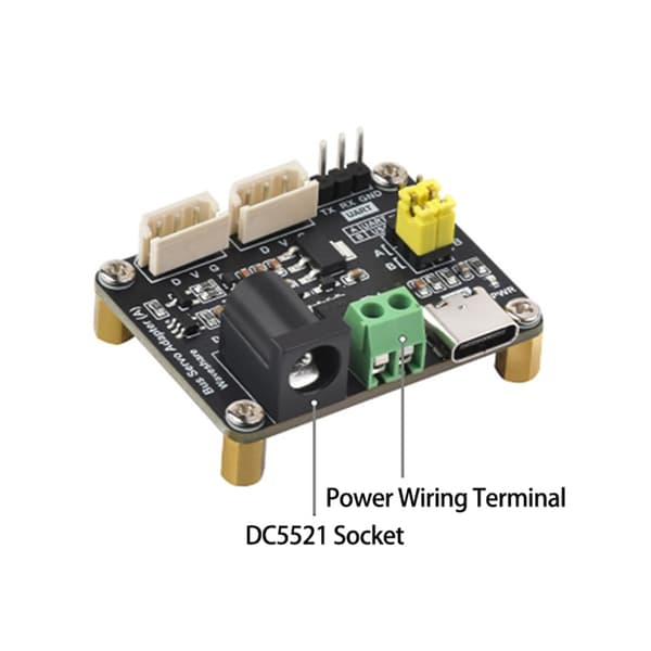 Seriel Bus Servo Driver Board Integrerer Servo Strømforsyningskontrolkredsløb