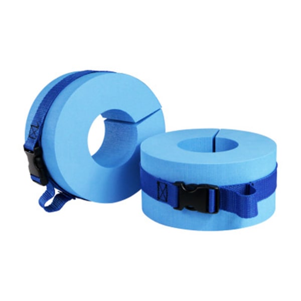 Foam Swim Float EVA Swim Aquatic Cuff Vatten Aerobics Float Ring Simning Sportutrustning Float Ring för ankel Armar 2st Blue