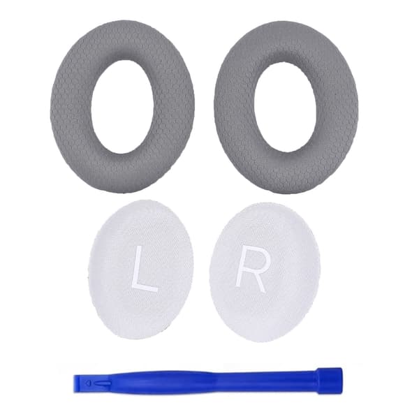 Erstatnings Mesh Stoff Øreputer Øreputer Øremuffer for QC45 QCSE New Quiet Comfort Wireless Black