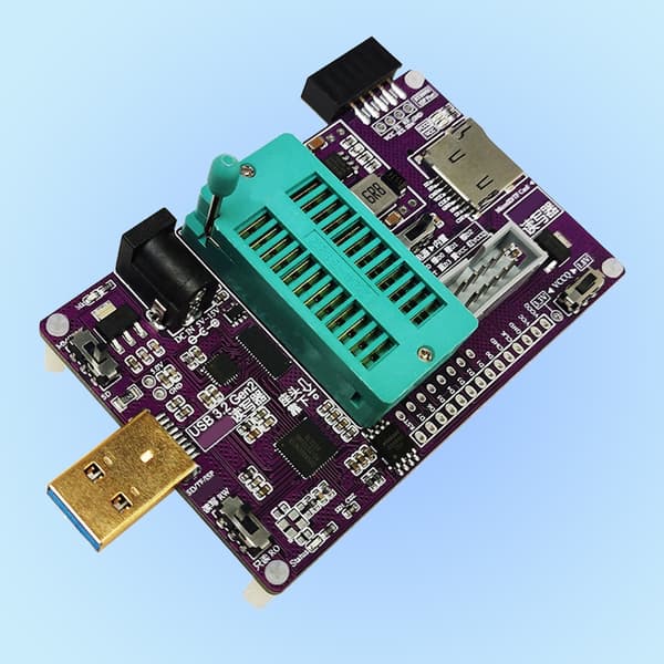 eMMC Imaging-værktøj med hurtige USB3.0-interfaces Adapter 809H Holder