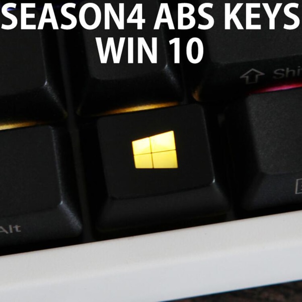 1 ST ABS Bakgrundsbelyst Keycap för Creative 1.25U OEM-profil WIN för nyckelknapp för RGB Mekaniskt Speltangentbord gör det själv WIN 10