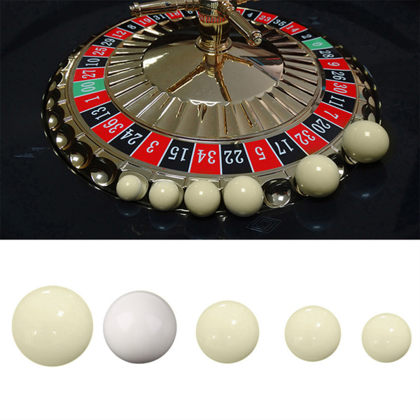 3st American Roulette Ball Casino Roulette Game Replace Ball Resin Ball 12/15/18/20/22mm 20MM