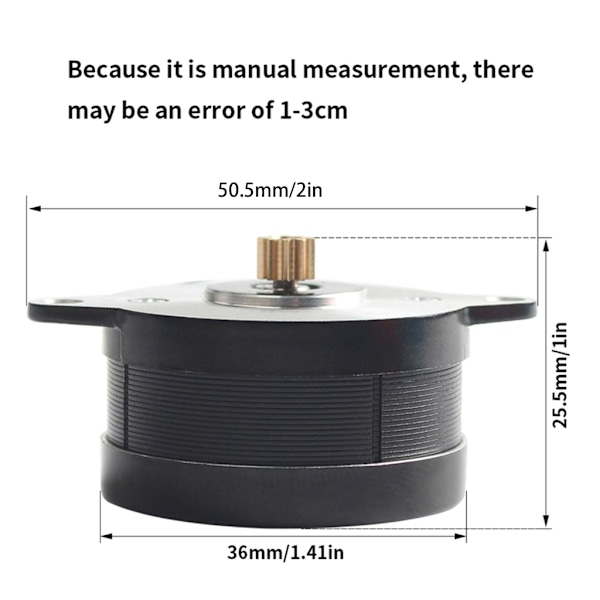 3D Printer Dele 36mm Motor Ekstruder Stepper Motor Højhastigheds Print Kit
