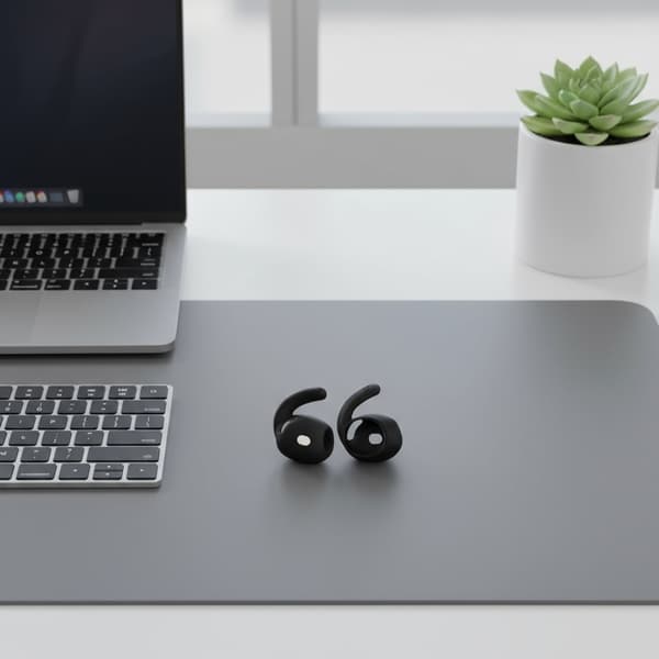 Ørepropper til 4 øretelefoner, udskiftningspropper, ørehætter, ørepropper Black 5 pairs