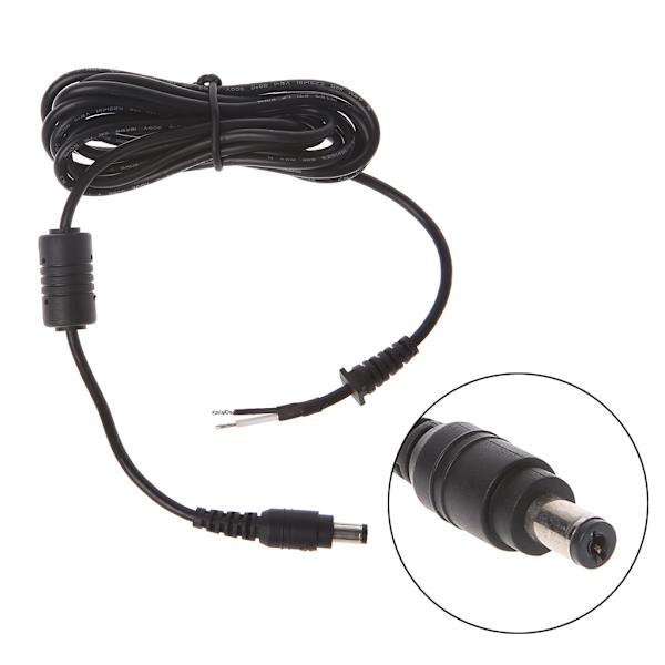 Ersättning 5,5 mm x 2,1 mm rak för DC Power Hane Plug Jack till Bar Wire öppen