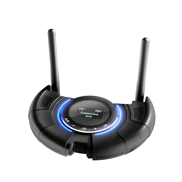 120M Langdistanse Bluetooth-kompatibel Sender Mottaker APTX Lav Latens Trådløs Spdif Optisk Lydadapter For TV