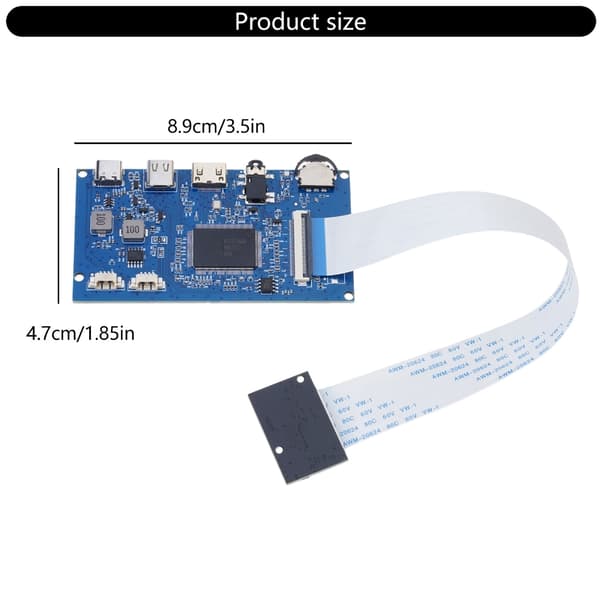 Bærbar LCD-driverkort Notebook LCD-skjermkontrollerkort 30pin EDP-ledning