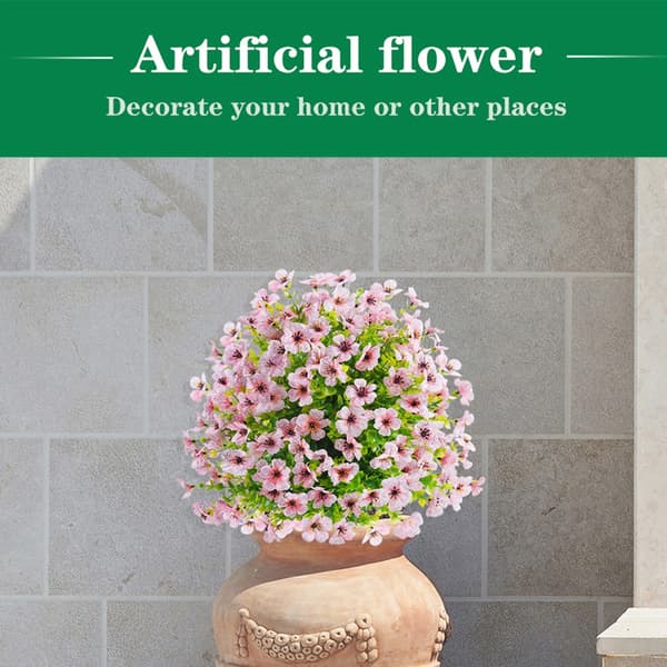 Langvarig kunstig eukalyptusgren for festdekorasjon og arrangementstyling Rose Red