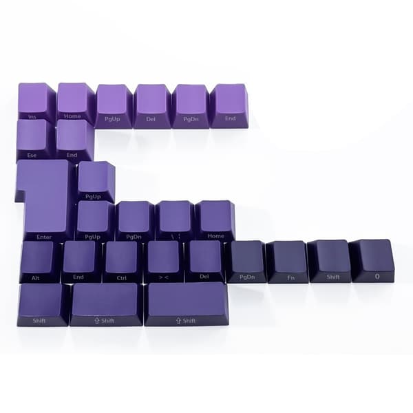 134 stk. Double Shot Keycaps Brugerdefineret Keycap Sæt Dye Sub Side-lit Backlit Keycaps