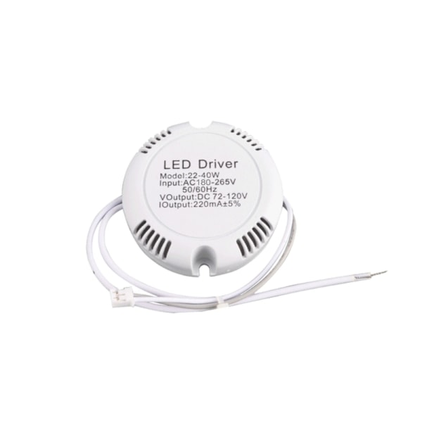 LED Driver AC180-260V Frekvens 50-60Hz Strømforsyning Belysningstransformer til LED Loftslampe 8-12W/8-25W/22-40W