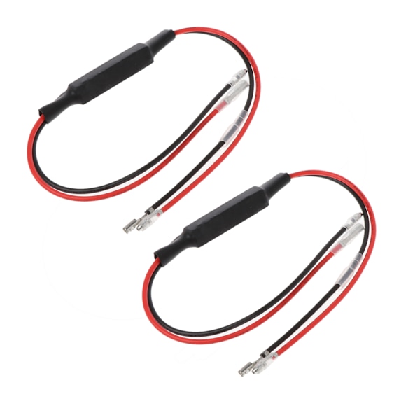 2 stk. Motorcykel LED Blinklys Indikator Lys Cement Belastningsmodstande Adapter