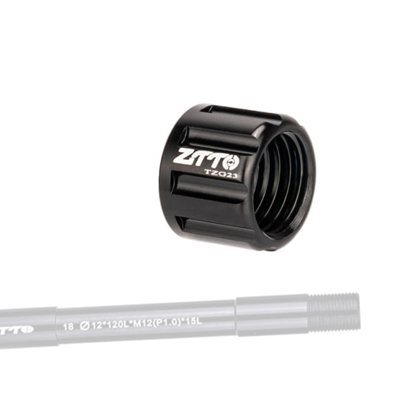 Cyklar Ram genomgående axlar Skruvmutter MTB landsvägscykelgaffel Snabbkopplingsmutter Axlar Cap Cykelnav Röraxel Cap M12 1.5