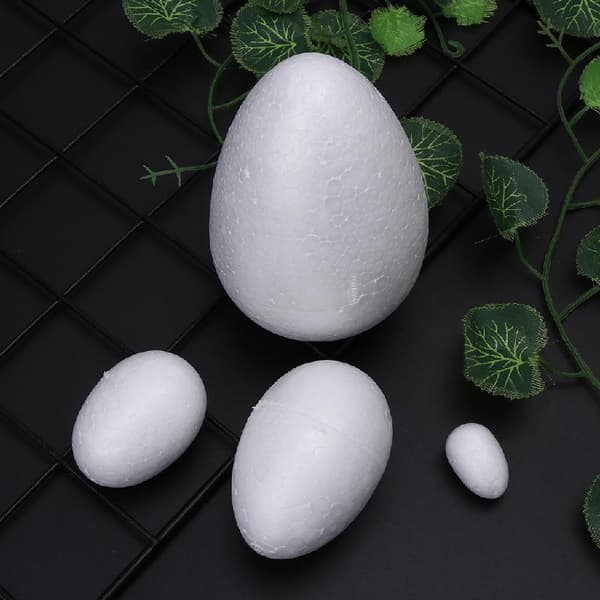 Äggboll Modellering Polystyren Styrofoam Foam För DIY Påsk Julklappar Del 12cm