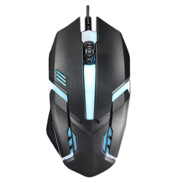 Ergonomisk Kablet Gaming Mus Knap LED 1000 DPI USB Computermus Med Baggrundsbelysning Til PC Laptop Gamer Mus S1 Lydløs