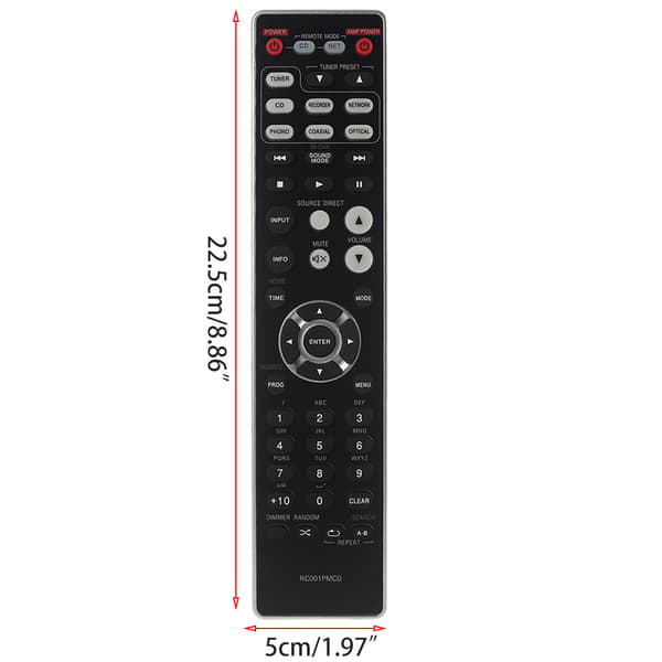 RC001pmcd Fjärrkontroll Lämplig för Marantz CD-spelare, cd6005, cd-6005