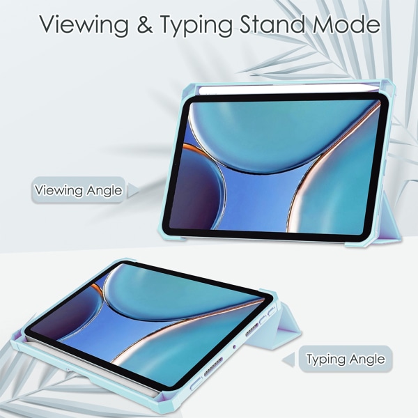 Pad för Case för Mini 6 2021 Magnetiskt cover för Case Tablett för Skal för Smart Auto Sleep Wake med pennhållare Navy Blue