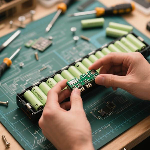 Batterikasse 21700 Cellemonteringsholderboks til flere lithiumkonfigurationer 3 sections